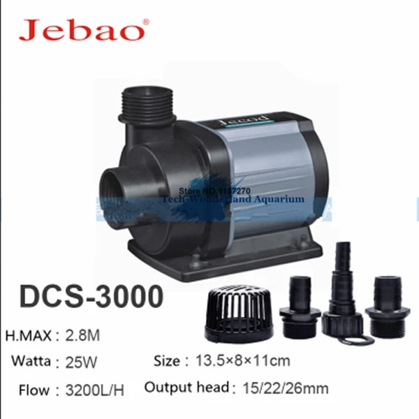 Jebao/jecod Dcs3000 25w Variable Flow Dc Aquarium Pump Newest Version