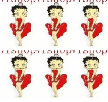 

Wholesale 50 Pcs Mix Cartoon Popular Girls Metal Charm Pendants Jewelry Making Toy Gift W260