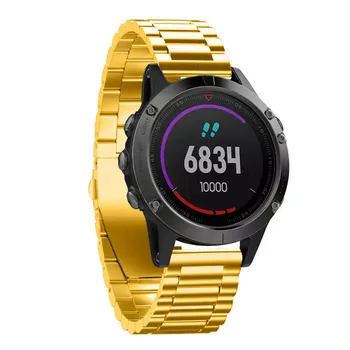 

High Quality Mesh Milanese Stainless Steel Watch Band Strap Bracelet For Garmin Fenix 5 nov13