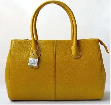 Натуральная первый слой натуральная кожа сумки для женщин+ Мода+ Мульти+ натуральная кожа сумки, высокое качество яловая кожа - Цвет: Yellow