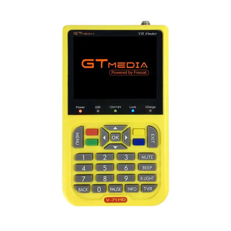 

GTMedia V8 Satellite Finder 3.5inch Screen DVB-S2 FTA MPEG-2 Satfinder US