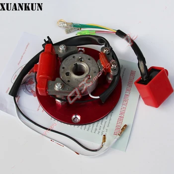 

XUANKUN 110/125/140 Horizontal High-Speed Off-Road Motorcycle Engine Modification Magneto Rotor Spindle Assembly