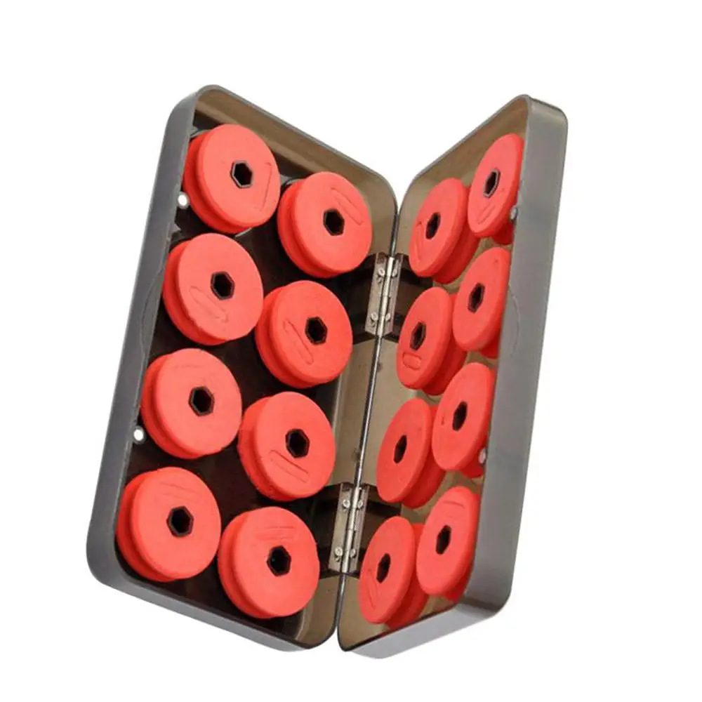 

16pcs Portable Fishing Line Bobbin Spools Plastic Storage Box Fishing Tackle Case for Fishing Fishing Tackle Boxes