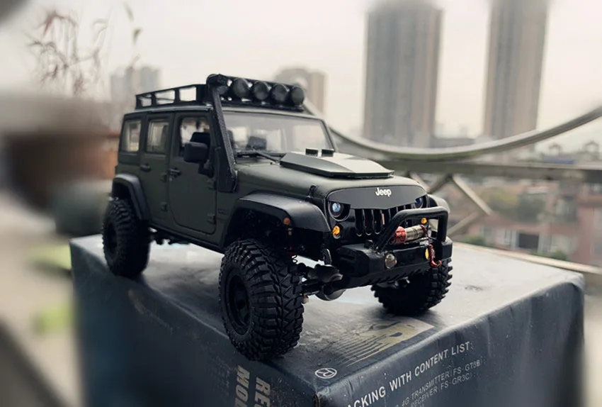 Ручная работа 1:24 RC Гусеничный gk24 альпинистская мофификация автомобиля модифицированная модель автомобиля для Wrangler