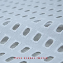 Японская ткань из чистого хлопка с вышивкой по индивидуальному заказу, модная, белая, сшитая для топа, жилета, куртки, платья, украшения, рукоделие по двору