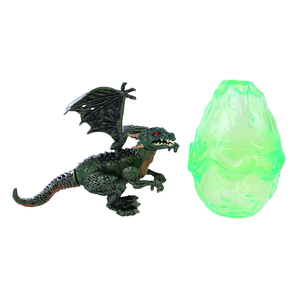 Креативный Драконий жемчуг DIY сшивающая игрушка модель Птерозавр Динозавр яйцо подарок на год Развивающие игрушки для детей дропшиппинг - Цвет: Зеленый