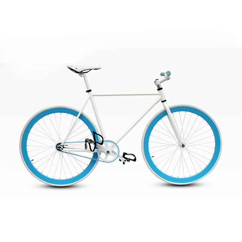 Perfect fixie Bicycle Fixed gear bike 700C track bike  30mm Rim  52cm  48cm FRAME  Road Bike with Front  V brake 7