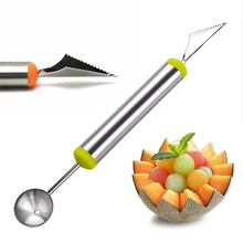 DIY Дыня маленький нож для фруктов приспособления для резки мороженое своими руками совок для мячей ложка Баллер Творческий Ассорти Холодных Блюд 301-0337