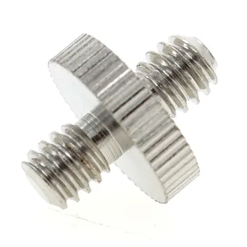 

2Pcs New 1/4'' to 1/4'' Male Threaded Adapter Screw for Camera Tripod Monopod Support