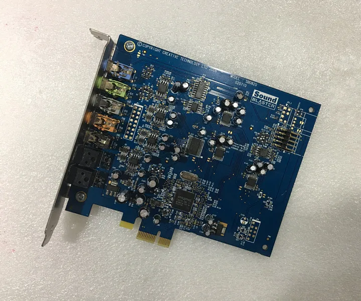 Оригинальная разборка звуковая карта X-Fi Xtreme Audio PCI-E для Creative SB0820 SB1040 100% рабочий |