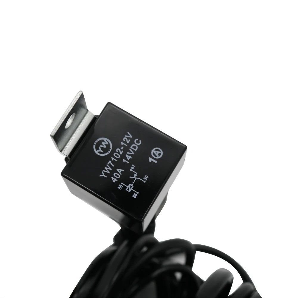 Durable Car Auto Led Work Lamp Driving Lights Wiring Harness Offroad Led Light Bar Wire Cable 12v 24v Switch Relay Kit (11)