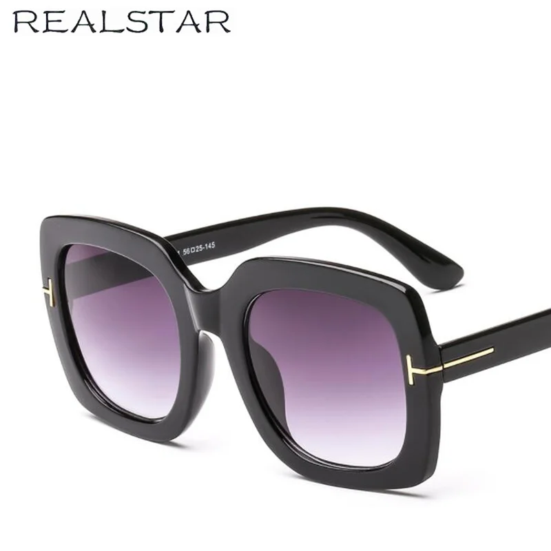 REALSTAR 2018 модные брендовые дизайнерские женские солнцезащитные очки винтажные