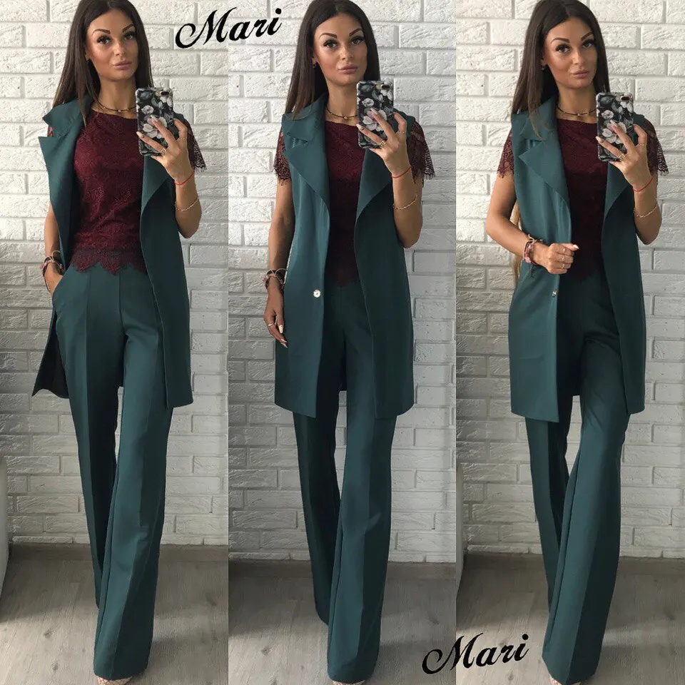 Anna VERTOPRAKHOVA vest and pants Anna VERTOPRAKHOVA vest and pants