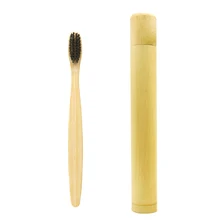 DR. PERFECT 1 шт/бамбуковая трубка черный уголь зубная щетка волокно ультра мягкая щетка с напылением из бамбукового угля чистка зубов BPA бесплатно нейлон