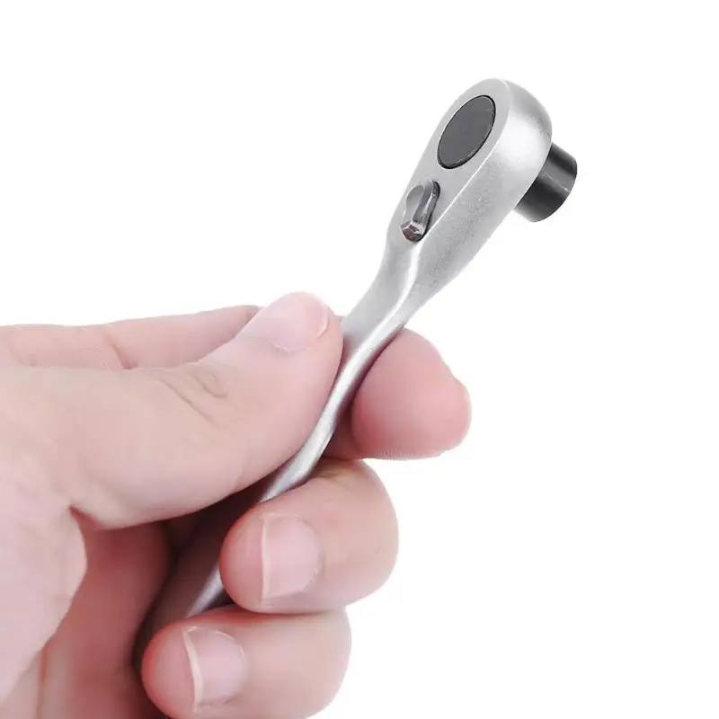 

Portable 1/4inch Mini Single-Ended Torque Rachet Wrench Spanner Hand Repair Tools Alloy Wrench for Vehicle Bicycle Repair Tool
