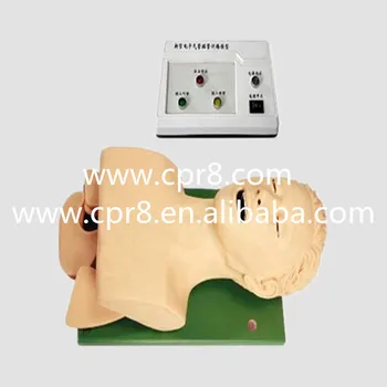 

BIX-J5S Electronic Airway Lntubation Manikin (With Teeth Compression Alarm Device), Trachea Cannula Training Model WBW055