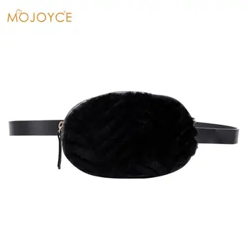 

New Bags for Women Pack Waist Bag Women Round Belt Bag Winter Leather Purse Chest Bag Oval Crossbody Packs Dropshipping
