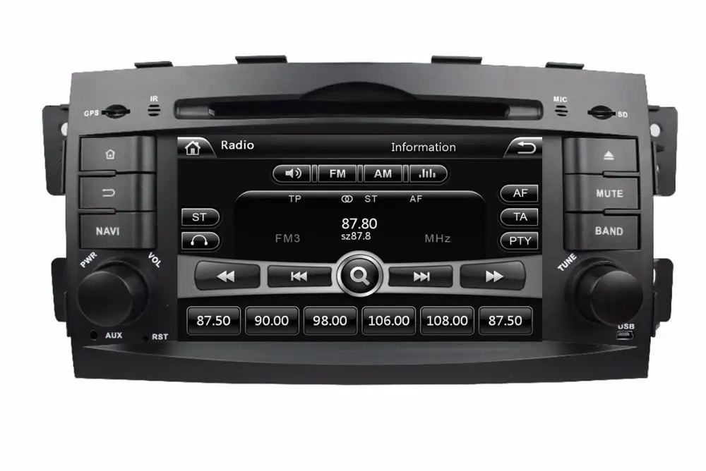 Flash Deal 7" Car DVD player with GPS(optional), audio Radio stereo,BT/TV,car multimedia headunit for Kia Borrego 2008 2009 2010 2011 2012 1