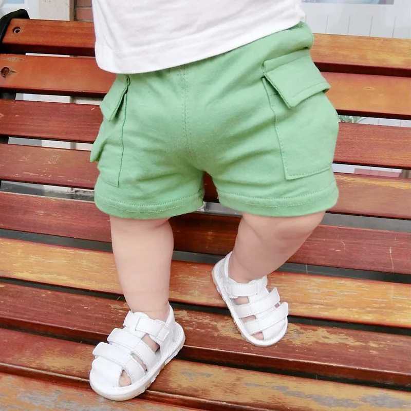 Baby boy and girl toddler shorts Training shorts cotton Big pocket 5