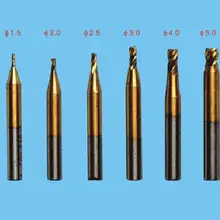 2,5 мм фрезы для всех ключей, режущий станок, слесарные инструменты, фрезы, сверла из стали, 5 шт./партия