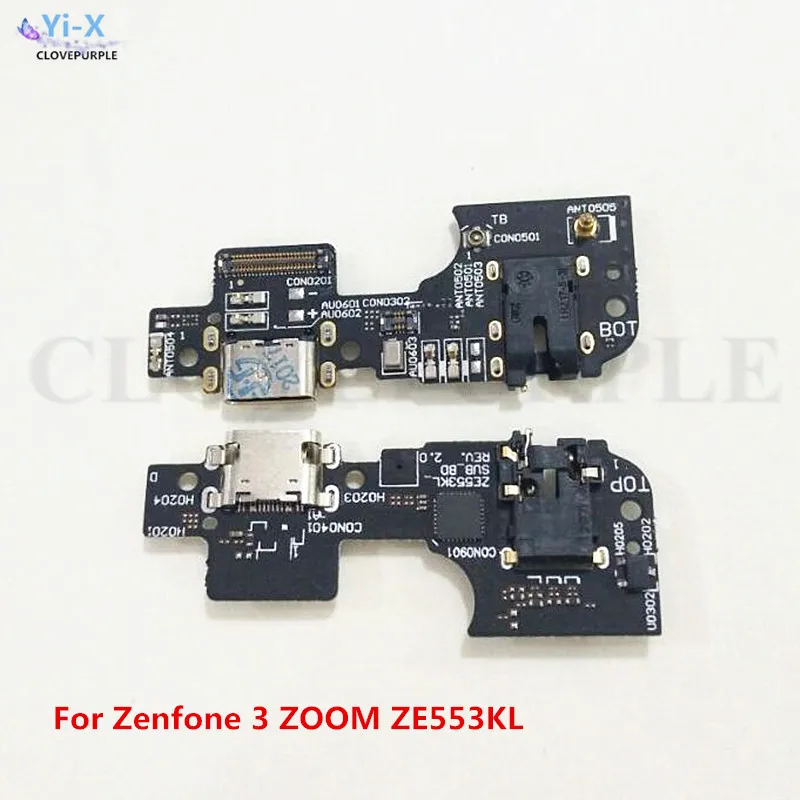 

5PCS/Lot Micro USB Charger Port Dock Charging Connector Plug Flex Cable With MIC For ASUS ZenFone 3 ZOOM ZE553KL