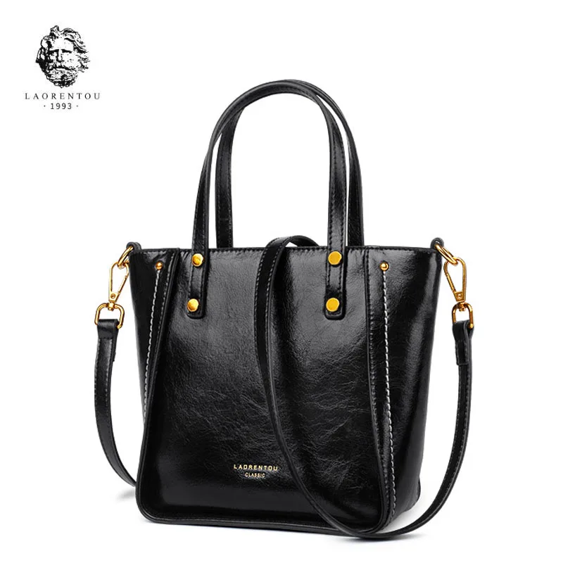 

LAORENTOU 2018 New women leather bag designer Luxury fashion High quality women leather bags tote women leather Shoulder Bags