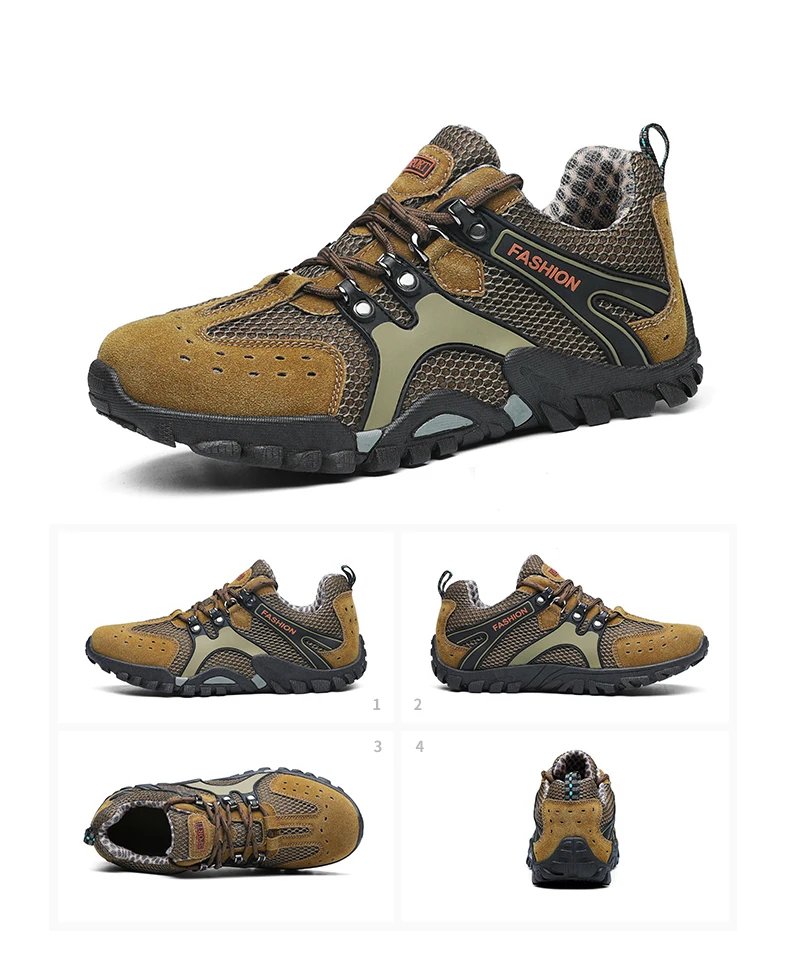 Большие размеры 38-46, Мужская походная обувь, дышащая уличная Треккинговая обувь, мужские кроссовки, обувь для альпинизма, zapatillas hombre