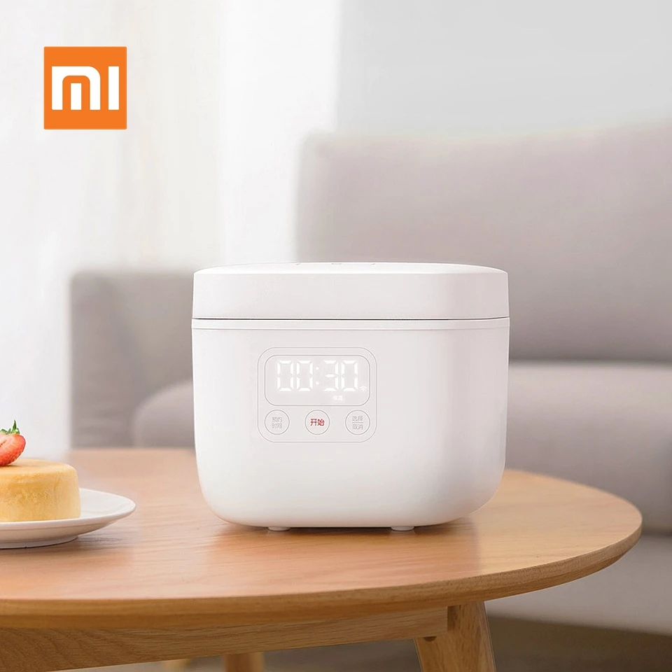 Оригинальная маленькая рисоварка xiaomi Mijia DFB201CM, 400 л, Вт, приложение, антипригарная рисоварка для xiaomi, комплект для умного дома