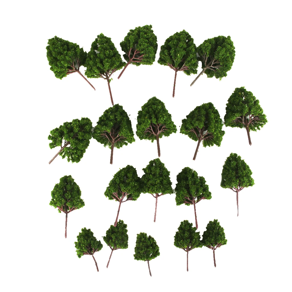 Miniature Models Tree+Grass Mat Lawn Models HO OO N Layout for Architectural