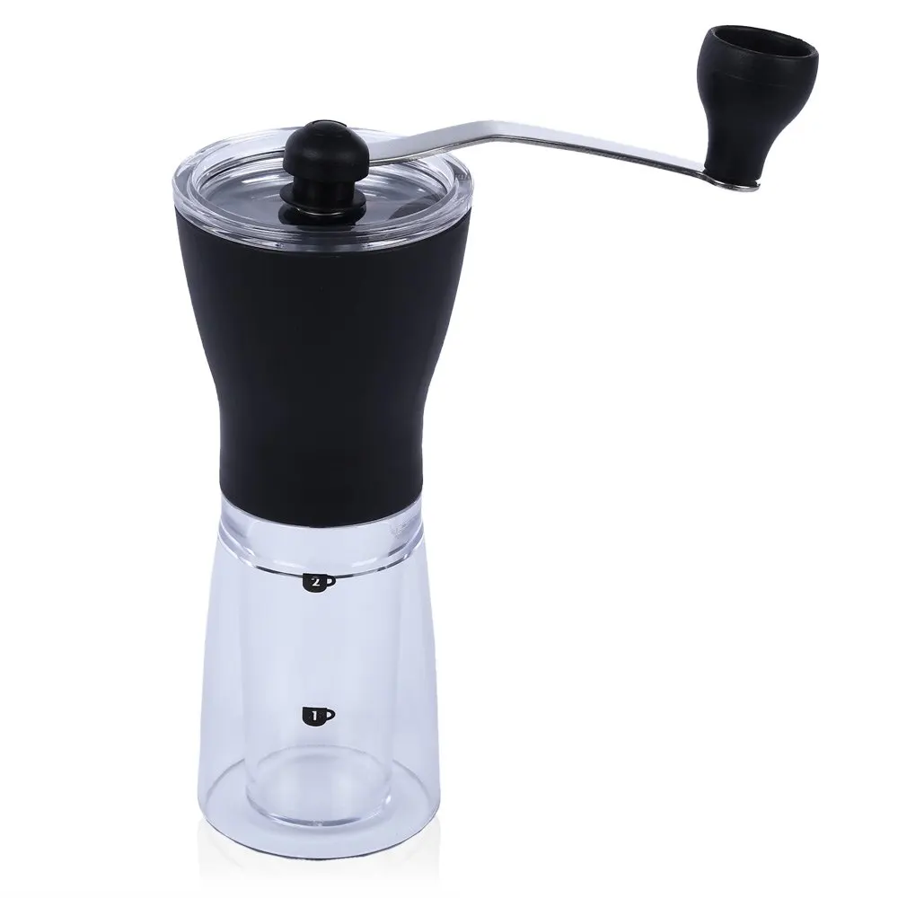 MIni Hand Coffee Grinder Healthy Slim Ceramic Burr Hand Crank Manual