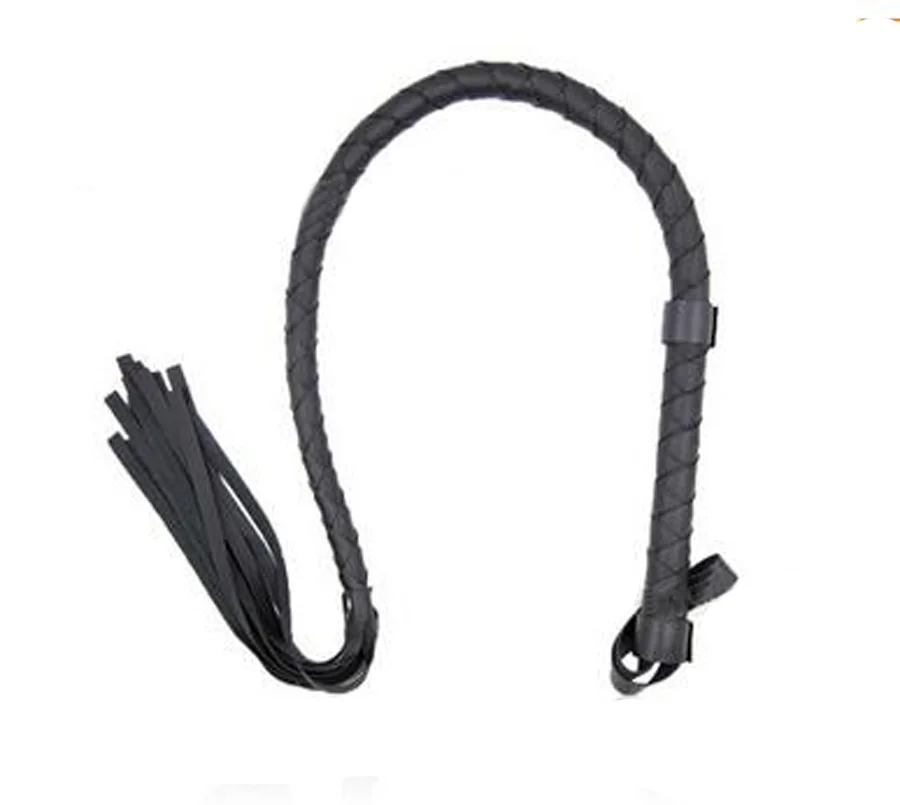 85 см БДСМ кожа Ленточки Flogger кнут до лодыжки Сапоги для верховой езды бондаж Секс