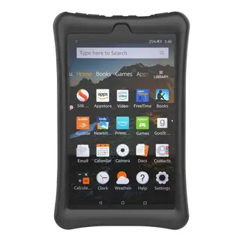 

High Quality Protective Shell Skin Silicone Case Cover For Amazon Kindle Fire HD 8 Lightweight Protective Case for Kids l0815#2