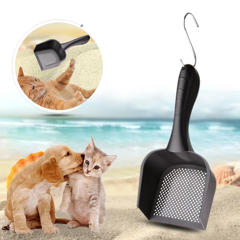 Cat litter scoop Aluminum Rubber Shovel Cleaning Garden Pet cat Litter Shovel Tool