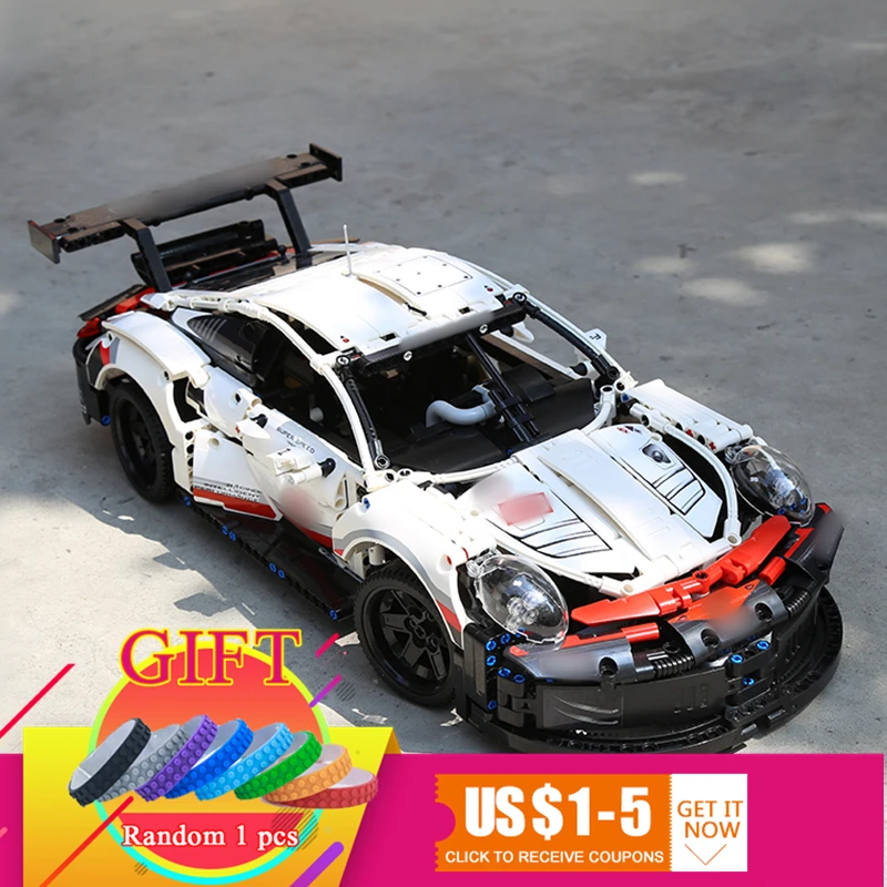 

Technical series Super Racer Car 1580pcs set Building Blocks Toys bricks gift for children