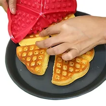 Вафли Инструменты для выпечки торт DIY Gaufres Moule Chocalate помадка DIY кухонные аксессуары силиконовая форма