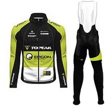 ВЕСНА ЛЕТО TOPEAK ИГРОКА ЗЕЛЕНЫЙ С ДЛИННЫМ РУКАВОМ ВЕЛОСПОРТ ДЖЕРСИ ВЕЛОСПОРТ ОДЕЖДА ROPA CICLISMO+ ШОРТЫ 3D ГЕЛЬ PAD НАБОР