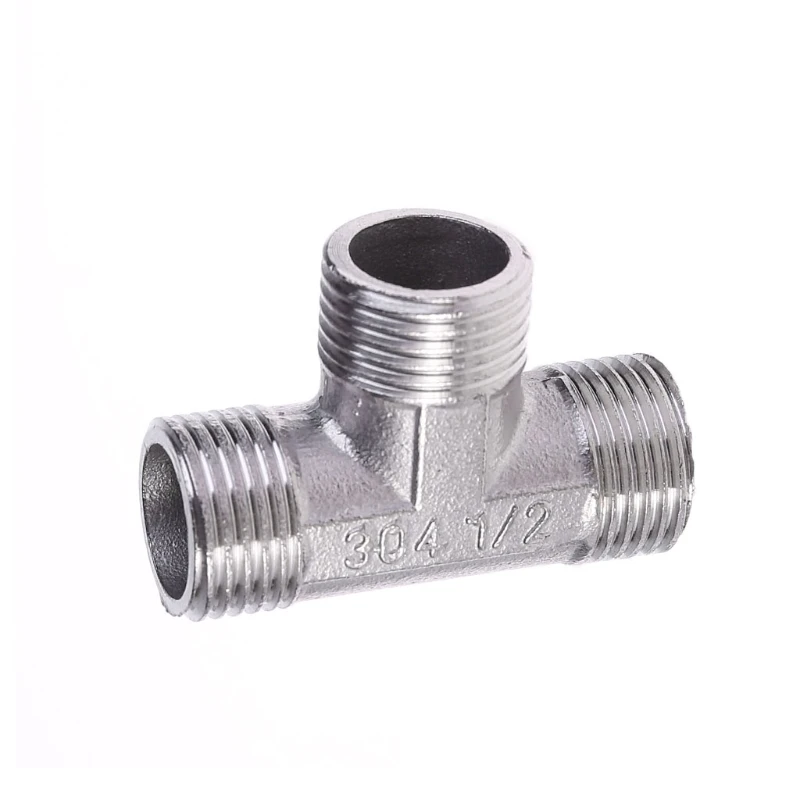 Wear‑Resistant Stainless Steel for Plumbing Hardware Cuque Corrosion Resistance Easy Install Tee Adapter Tee Threaded Pipe Wear‑Resistant Stainless Steel for Plumbing Hardware Cuque Corrosion Resistance Easy Install Tee Adapter Tee Threaded Pipe