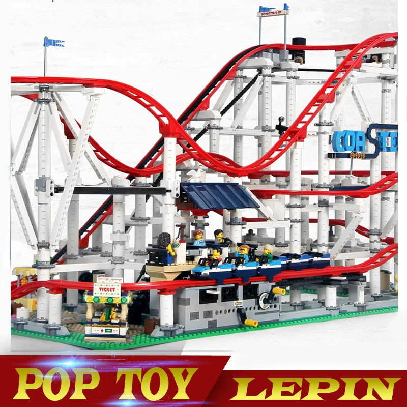 

In stock15039 Roller Funny Model Coaster Set legoing10261 4619Pcs Building Series Buidling Blocks Bricks Kids Toys City