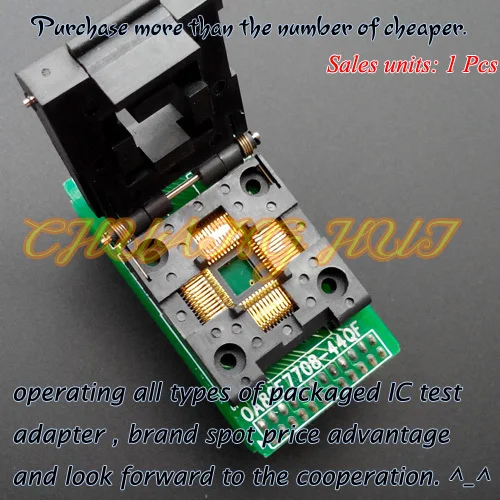 

OA80F7708-44QF Programmer Adapter for ABOV Programmer Adapter TQFP44-DIP Adapter/Test Socket