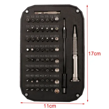 

59 in 1 Magnetic Screwdriver Set Phillips Y-Tip Torx Hex Repair Tools Kit Chromium Vanadium Alloy Steel Hand Tools Set