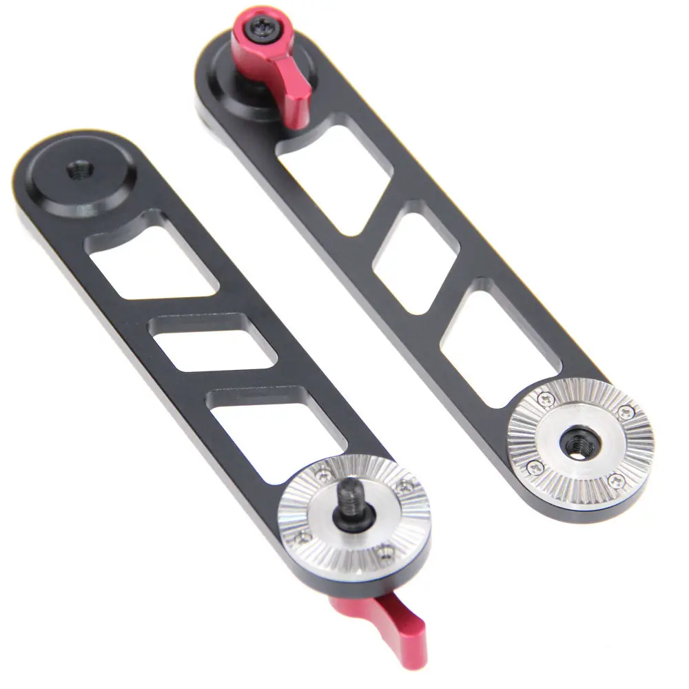 2PCS DSLR Handgrip Extender with Arri Rosette for FS7 Camera A7s A7RII