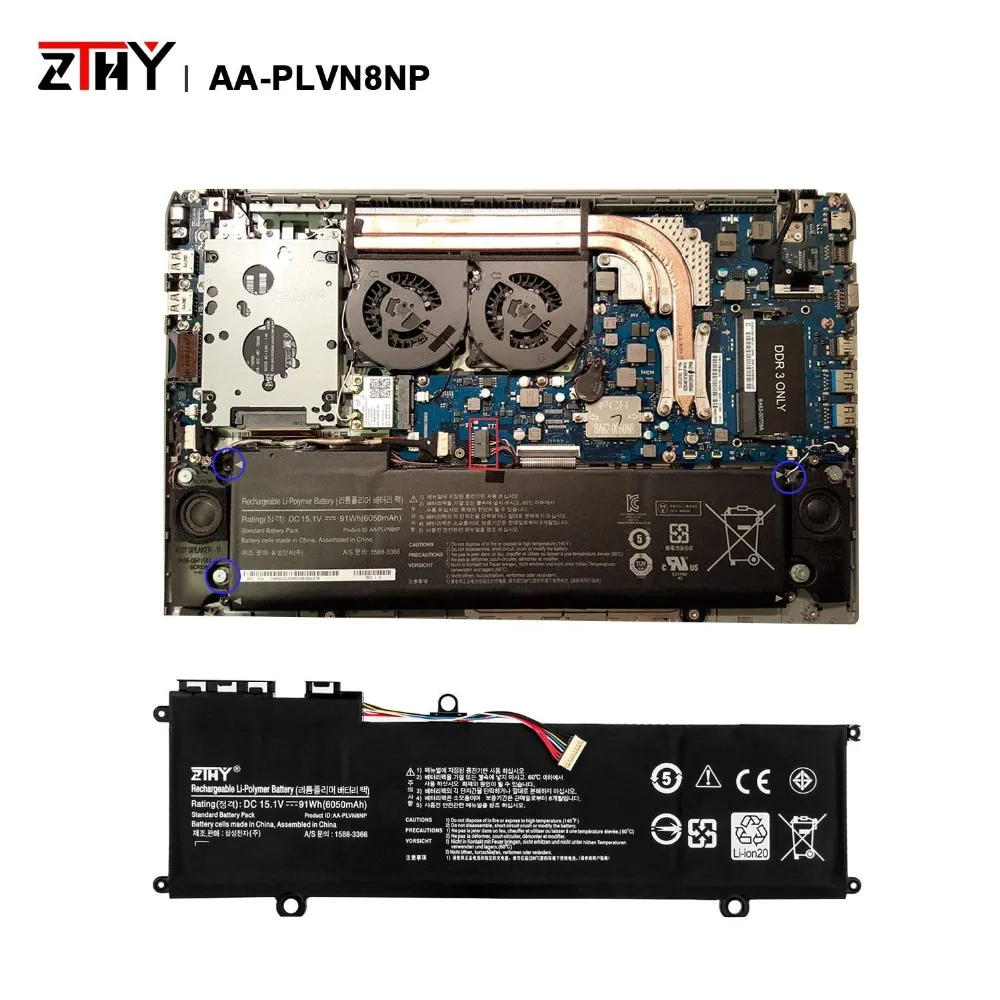 Новая аккумуляторная батарея для ноутбука Samsung ATIV Book 8 Touch Series Laptop NP880Z5E AA PLVN8NP X01
