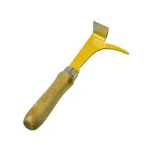 Beehive Spray Paint Scrapers Honeycomb Scraper with Wooden Handle Elbow Beekeeping Tools Equipment