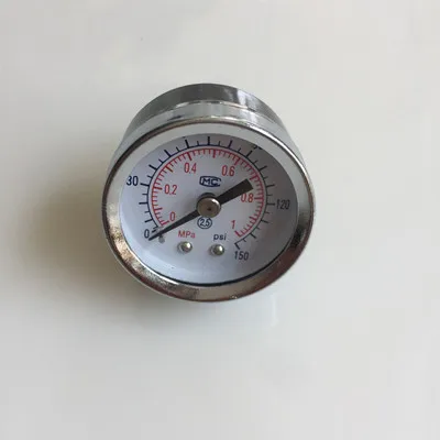 СО2 распылитель трубка клапан Guage бутылка крышка комплект 2-ways/3ways СО2 оборудование Запчасти Аксессуары - Цвет: Pressure gauge