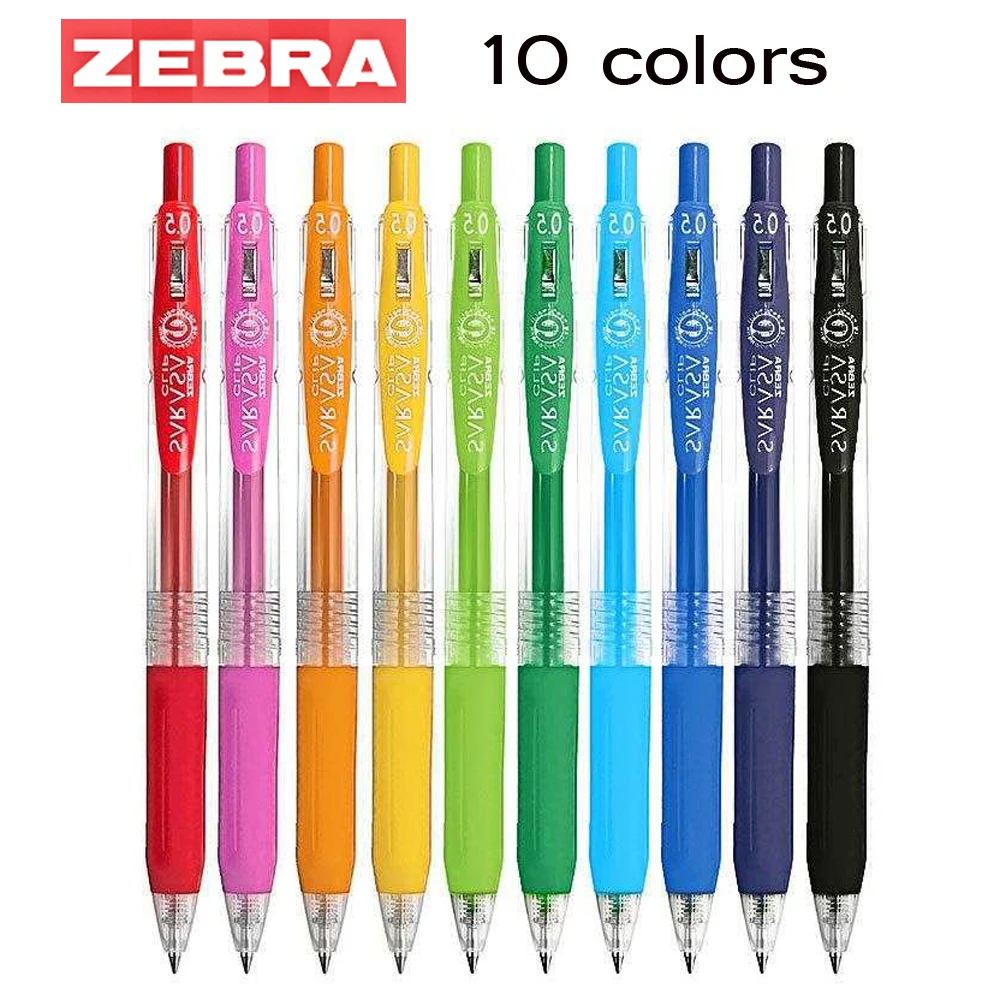 Zebra JJ15 10CA 10 color/Set Press Pens Color line drawing pen gel pen ...