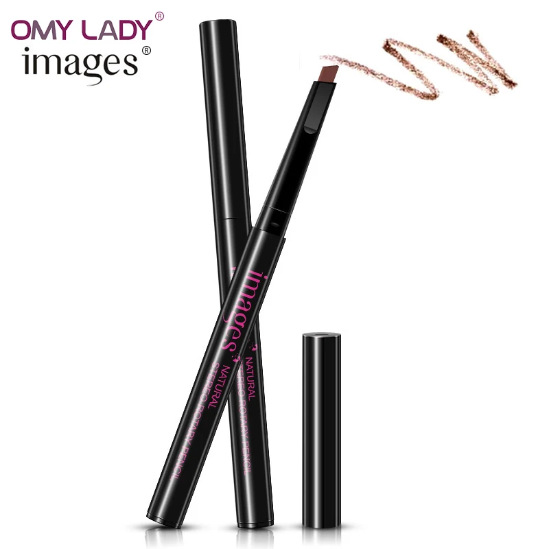 

OMY LADY Images Three-dimensional rotary Eyebrow pencil color waterproof&lasting sweat shading thick eye makeup Cosmetic brush