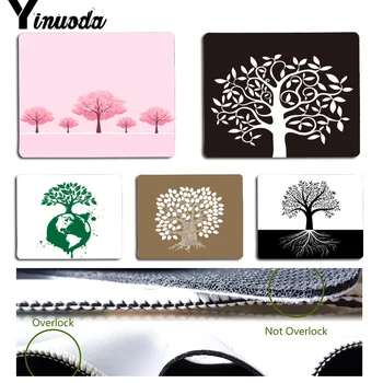 

Yinuoda Vintage Cool Cherry Blossom Trees Life Tree Computer Gaming Mousemats Size for 18cmx22cm and 25cmx29cm Rubber Mousemats