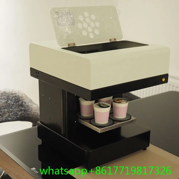 2018 4 чашки Кофе принтер Книги по искусству Lattee торт пицца хлеб принтера|3D