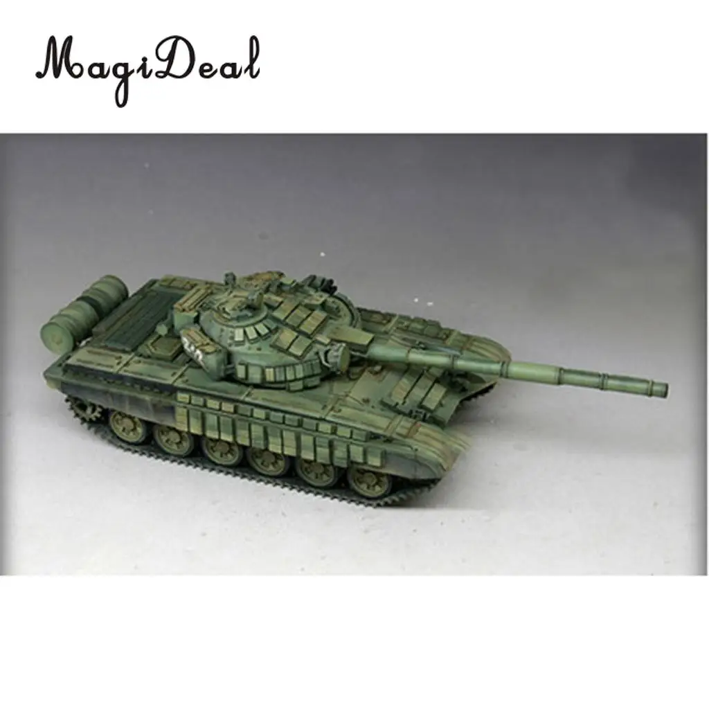 

1/35 Scale Soviet Flail Tank T-72 WWII Army Tank Model Puzzle Military Model Building Kits Kids Toys Gift