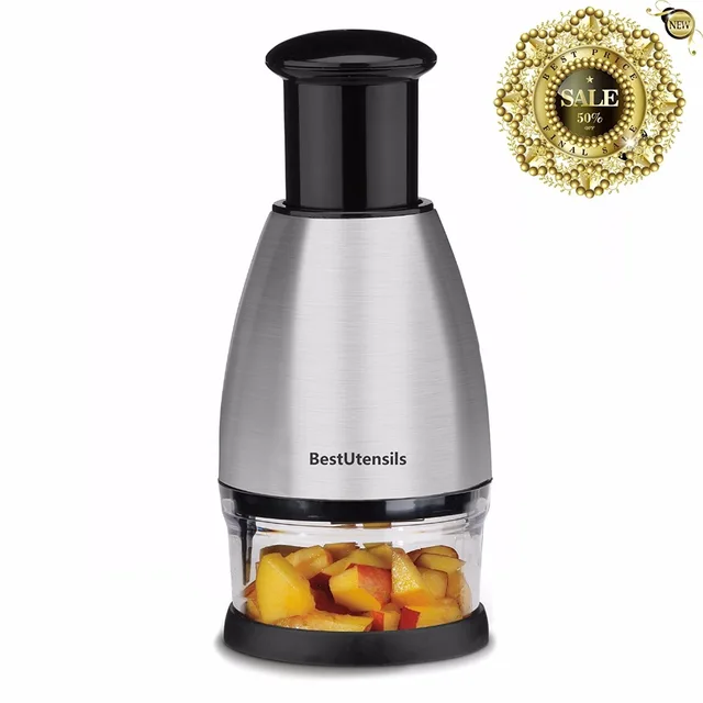 Stainless Steel Vegetable Chopper Fruit Chopper of Garlic Onion Slicer